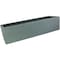 Emsco Group Trough Planter with Drainage Holes, 25in Weatherproof Resin Planter, Green Granite Color 2418-1 - alternate 1